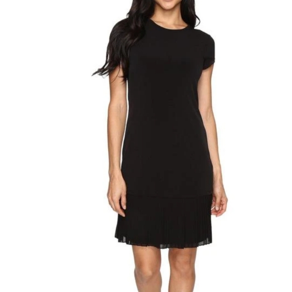 Calvin Klein Black Pleated Dress - Picture 2 of 12